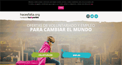 Desktop Screenshot of hacesfalta.org